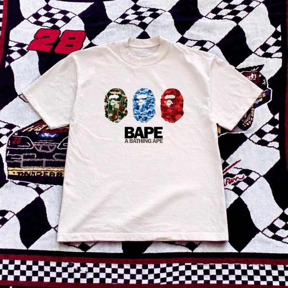 White Bape Streetwear Tee